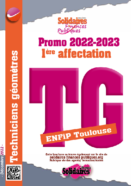 Brochure de première affectation technicien géomètre